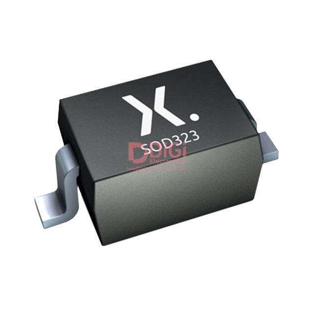 BZX384-B6V2 The Nexperia USA Inc. BZX384-B6V2 is a Zener Diode with a nominal voltage of 6.2V and a power rating of 300mW. It features a ±2% tolerance and comes in a surface-mount SOD-323 package.