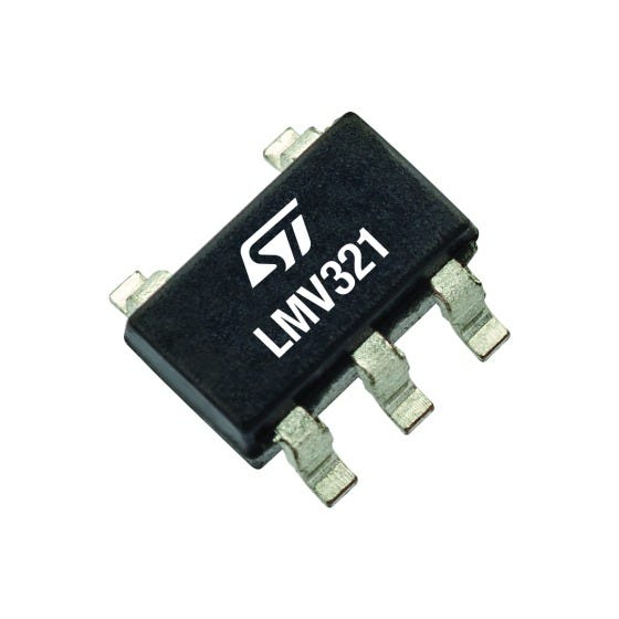 LMV321RILT The STMicroelectronics LMV321RILT is a comparator IC. It is RoHS3 compliant and rated MSL 1 Unlimited.