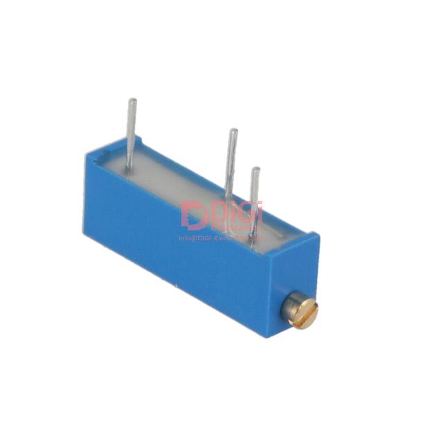 M43P501KB40 The Vishay Dale M43P501KB40 is a cermet trimmer potentiometer with 500 Ohms resistance and ±10% tolerance. It features a 0.75W power rating and PC Pins termination.