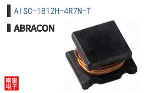 AISC-1812H-4R7N The Abracon LLC AISC-1812H-4R7N is a fixed inductor with a 4.7uH inductance value. It is designed for surface mount applications in an 1812 package.