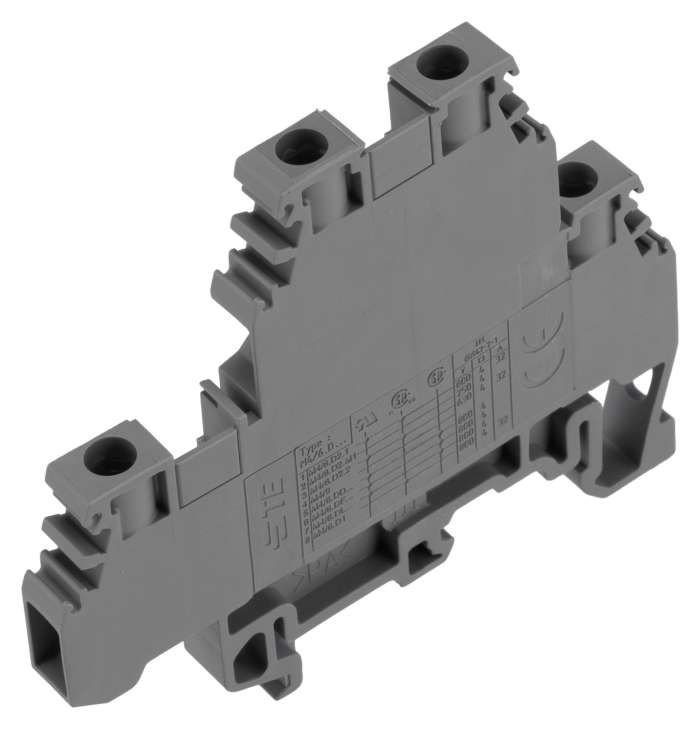 1SNA115166R1100 The Entrelec 1SNA115166R1100 is a double level terminal block from the SNA series. It features screw termination and a grey color.