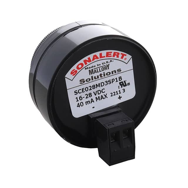 SCE028MD3SP1B BUZZER PIEZO 42.85MM PNL MNT