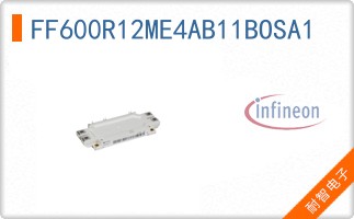 FF600R12ME4AB11BOSA1 The Infineon FF600R12ME4AB11BOSA1 is an IGBT Module with a 1200V breakdown voltage and 3350W power rating. It is designed for through-hole mounting.