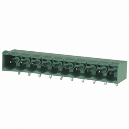 MSTBA 2.5/10-G The Phoenix Contact MSTBA 2.5/10-G is a 10-position PCB socket featuring a 5.08mm pitch and right-angle header orientation. It offers a 400V IEC voltage rating and solder termination.