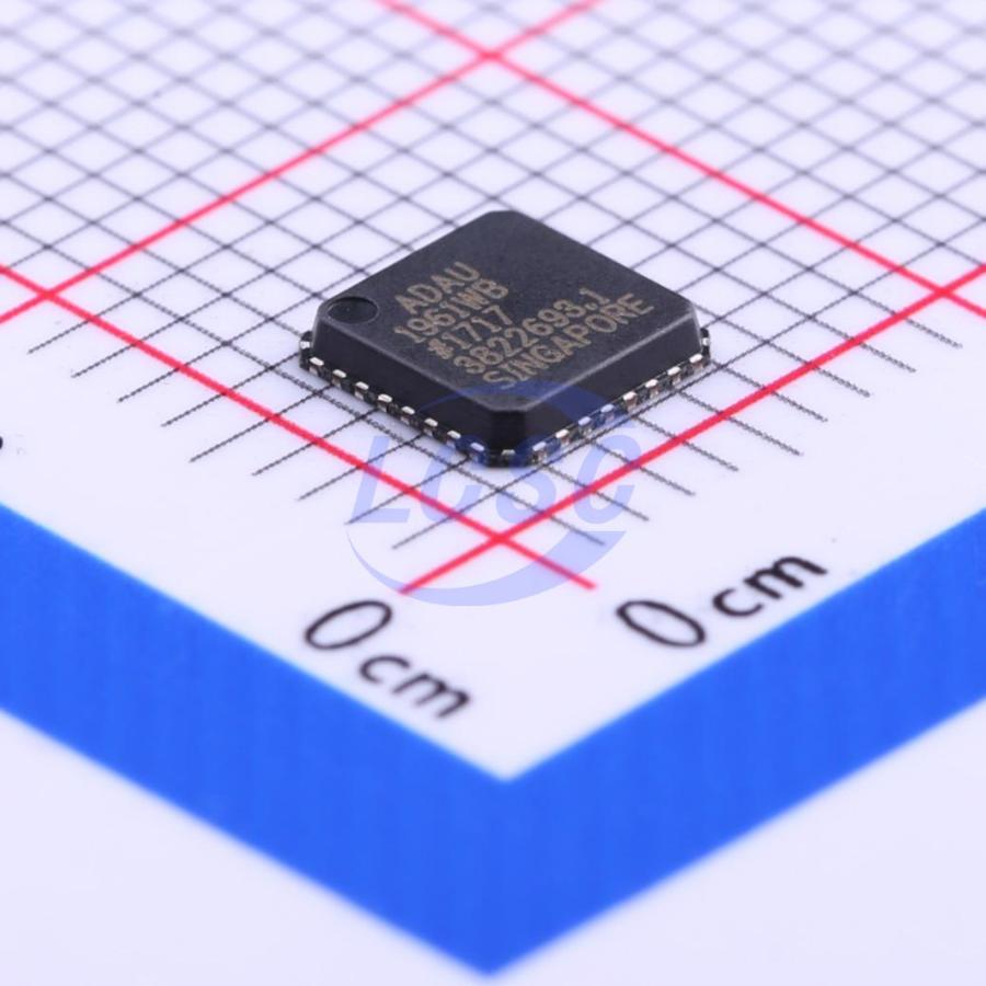 ADAU1961WBCPZ The ADAU1961WBCPZ is an automotive stereo, low power, 96 kHz, 24-bit audio codec with an integrated PLL from Analog Devices. It operates with supply voltages between 2.97V and 3.65V.