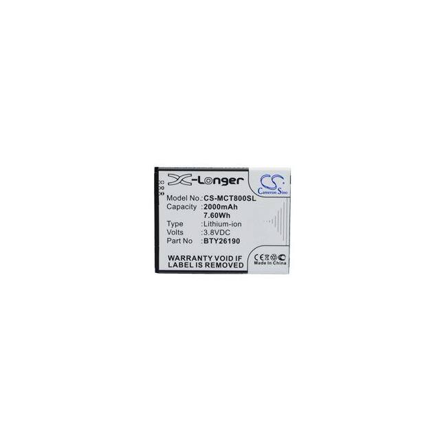BTY26190 Replacement for Mobistel BTY2619