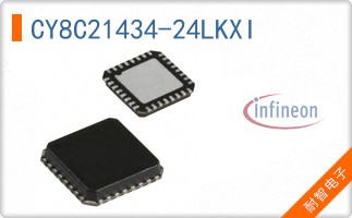 CY8C21434-24LKXI The Cypress Semiconductor CY8C21434-24LKXI is an 8-bit microcontroller featuring an M8C core and operating at speeds up to 24MHz. It offers 8KB of Flash memory and 28 I/O pins.