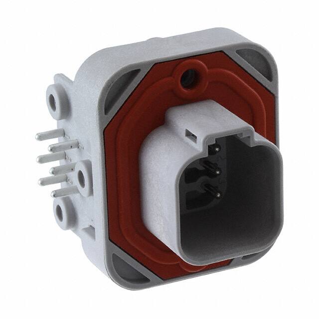 DT13-6P CONN HEADER R/A 6POS 4.44MM