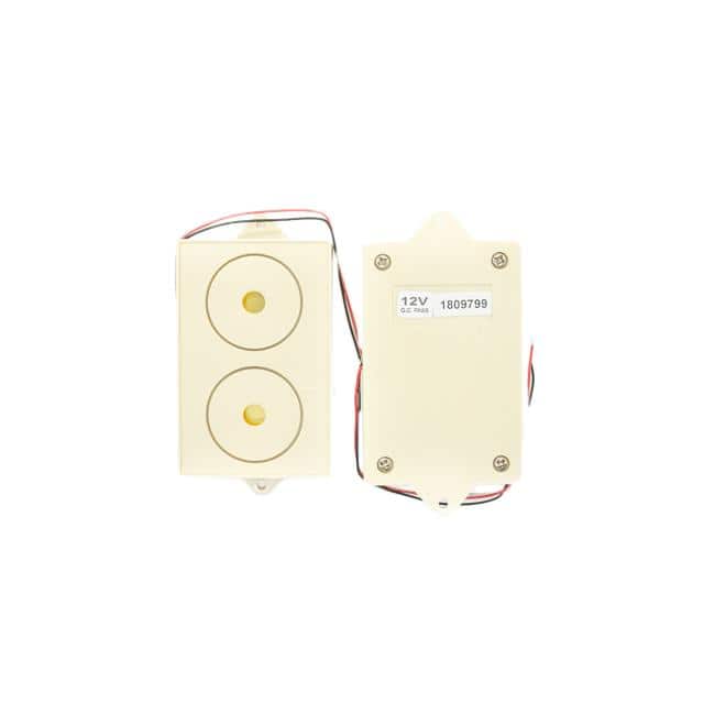 BPS8432L-12-C BUZZER PIEZO 12V 84X55MM FLANGE