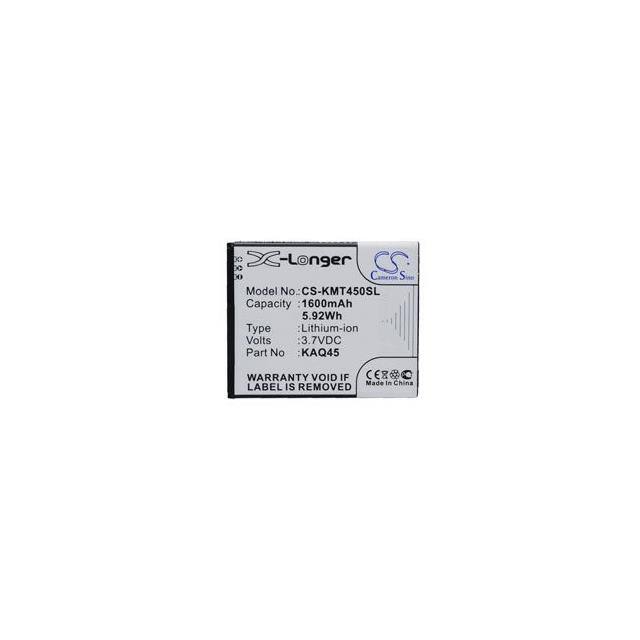 KAQ45 BATTERY Replacement for Kazam KAQ45 Batt