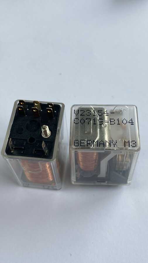 V23154-C0719-B104 The Siemens V23154-C0719-B104 is a general purpose power relay. It features a 15VDC coil voltage and a 2 Form C contact configuration.