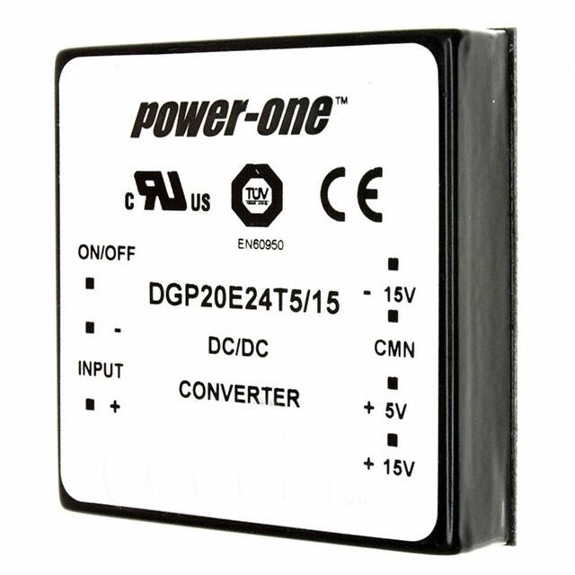 DGP20E24T5/15 DC DC CONVERTER 5V +/-15V 20W