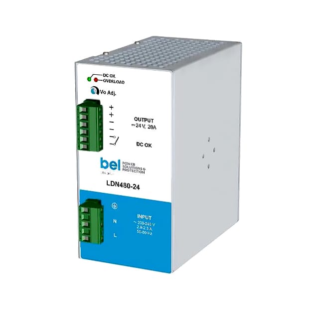 LDN480-24 AC/DC DIN RAIL SUPPLY 24V 480W