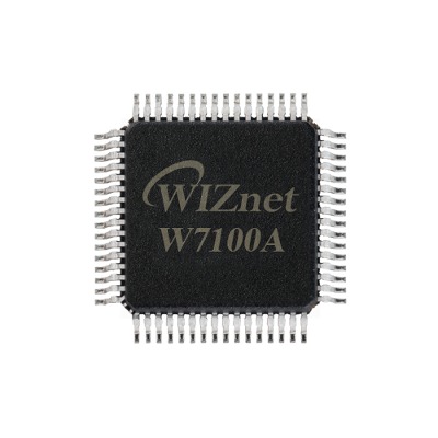 W7100-S2E-100 The W7100-S2E-100 is a serial device server module integrating an 8051 microcontroller with 64KB SRAM, 64KB Flash, and a hardwired TCP/IP stack supporting TCP, UDP, ICMP, IPv4, ARP, IGMP, and PPPoE.