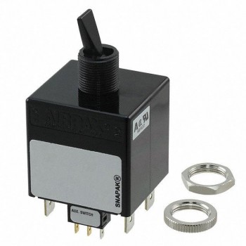 T21-2-2.00A-01-10AL-V The Sensata T21-2-2.00A-01-10AL-V is a 2A magnetic hydraulic delay circuit breaker with a toggle actuator. It features a panel mount design.
