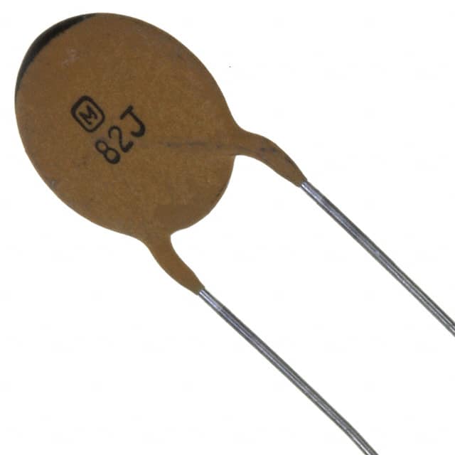 ECC-D2H820JCE CAP CER 82PF 500V NP0 RADIAL