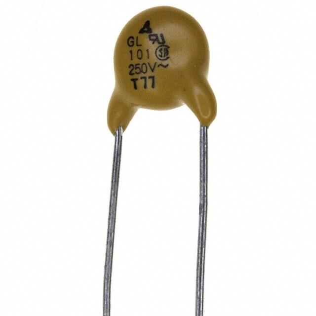 ECK-DGL101MB CAP CER 100PF 250VAC Y5P RADIAL
