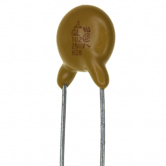 ECK-DGL102ME CAP CER 1000PF 250VAC Y5U RADIAL