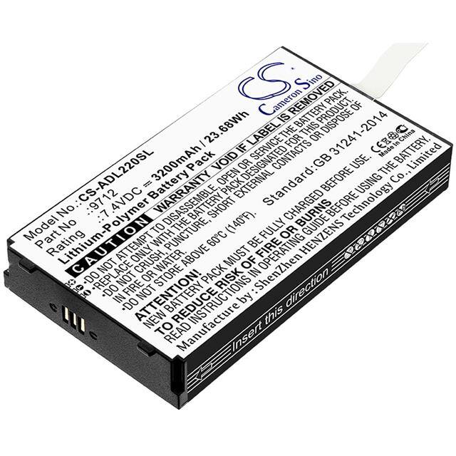 ADT 221A MULTIFUNCTION TEMPERA BATTERY Replacement for Additel Adt 221A