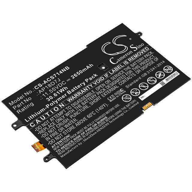 SWIFT 7 SF714-52T-748F BATTERY Replacement for Acer Swift 7 SF7