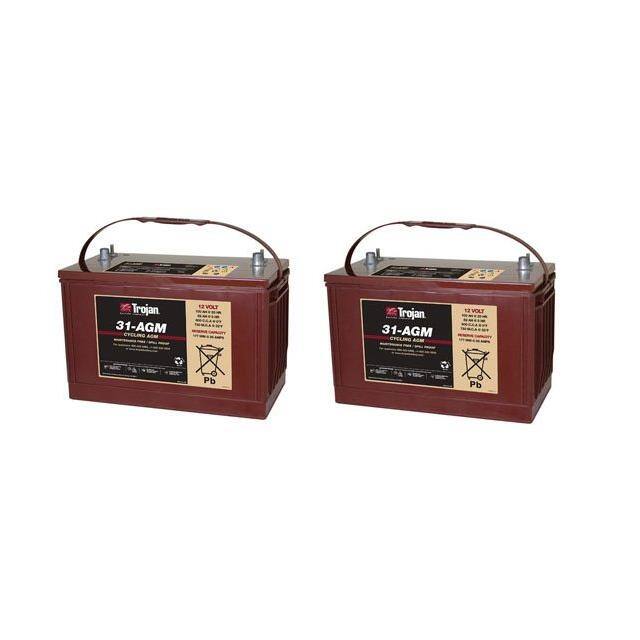FOCUS II COMPACT AUTOSCRUBBER 1 VOLTS 2 PACK Replacement for Clarke Industrie