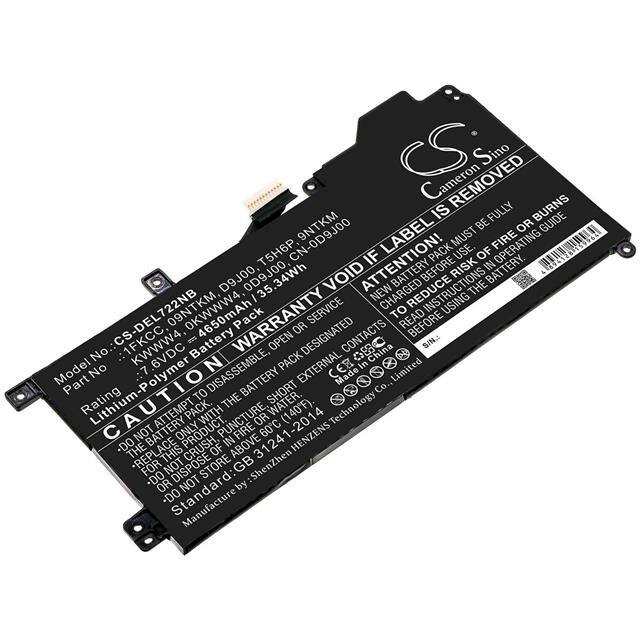 LATITUDE 12 7200 BATTERY Replacement for Dell Latitude 12