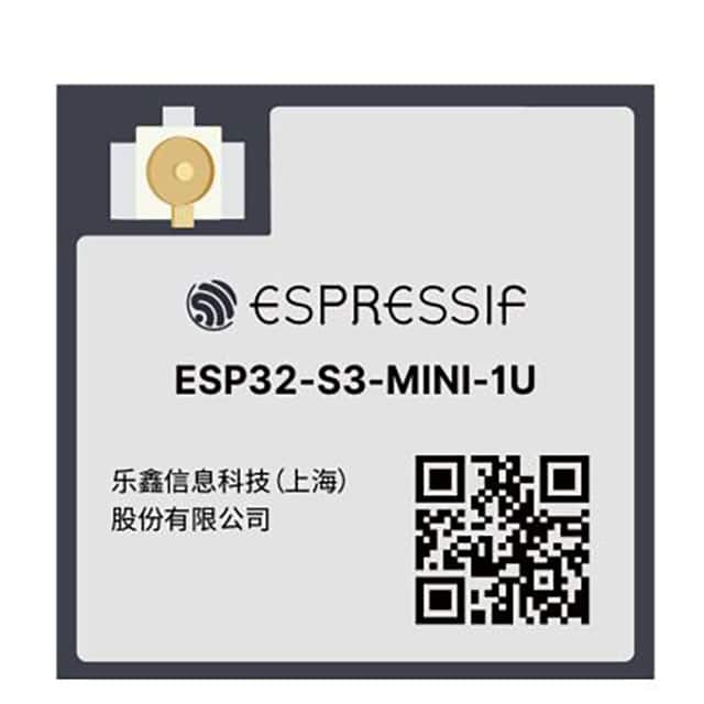 ESP32-S3-MINI-1U-N8 SMD MODULE, ESP32-S3, 8 MB SPI F
