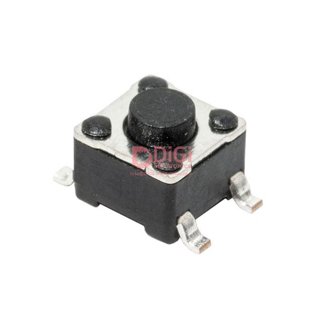 PTS647SM38SMTR2LFS The C&K PTS647SM38SMTR2LFS is a tactile switch with a SPST-NO circuit. It features a surface mount design with a 3.80mm actuator height and gull wing termination.