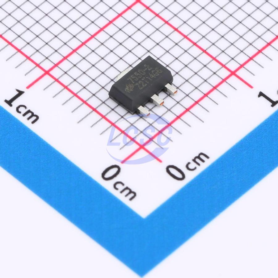 HT7550-2 The Holtek HT7550-2 is a low power, high voltage linear voltage regulator. It features a 100mA output current capability and supports input voltages up to 24V.