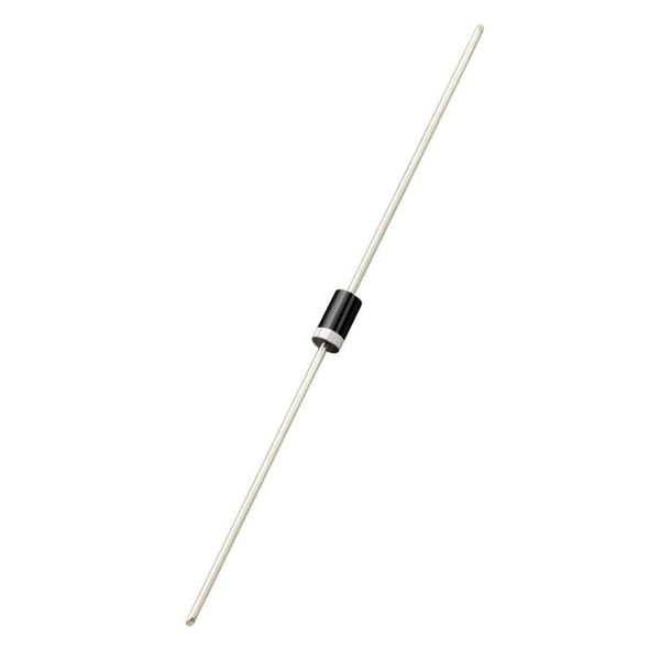 1N5818-T The Rectron Semiconductor 1N5818-T is a Schottky diode rectifier with a 30V reverse voltage and 1A forward current. It is housed in a DO-41 package.