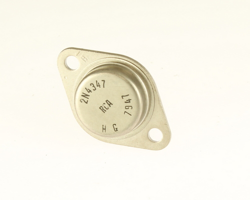 2N4347 The RCA 2N4347 is an NPN silicon transistor designed for industrial and commercial equipment. It features a low saturation voltage and excellent second-breakdown capability.