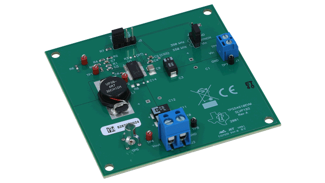 TPS54610 The Texas Instruments TPS54610 is a synchronous buck PWM converter with integrated FETs. It offers a 3V to 6V input range and a maximum output current of 6A.