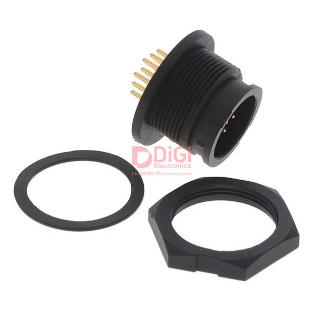 CD-12PMMP-LC7001 The Amphenol LTW CD-12PMMP-LC7001 is a 12-position circular connector receptacle. It features a 5A current rating and panel mount capability.