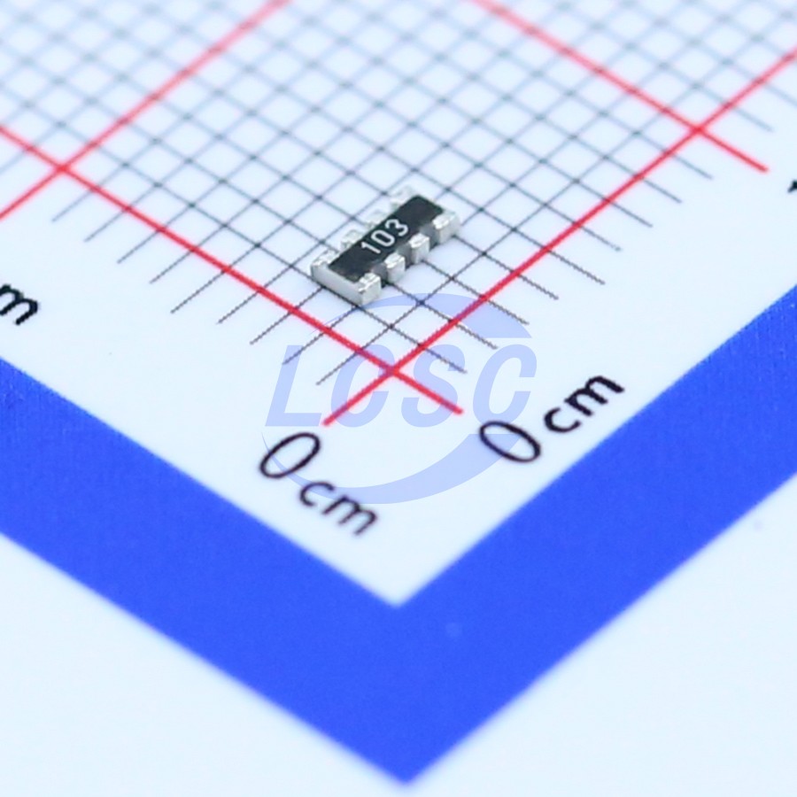 4D03WGJ0103T5E The 4D03WGJ0103T5E is a resistor network from UNI-ROYAL. It offers RoHS3 compliance and an MSL 1 rating.