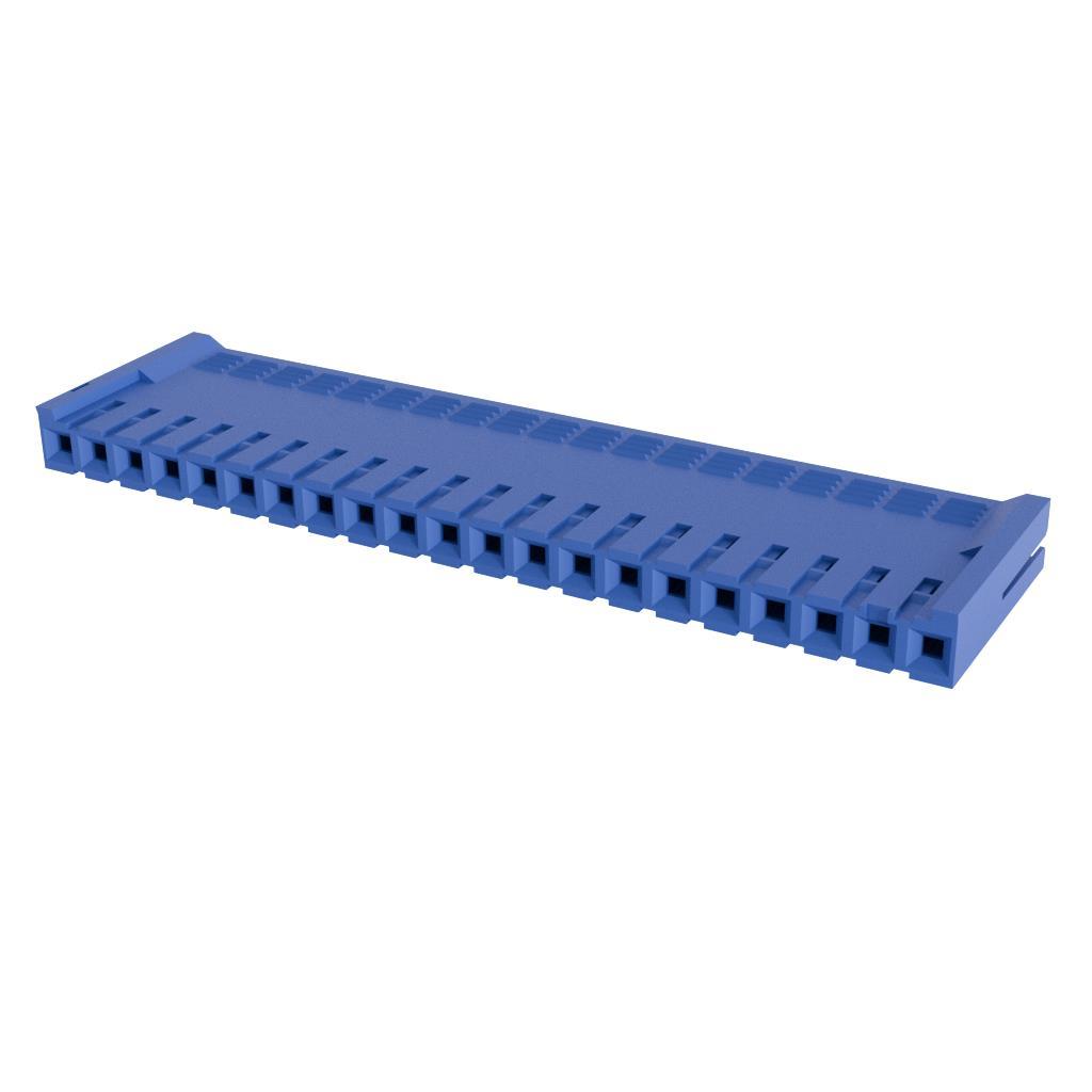 67013-021LF Amphenol ICC 67013-021LF is a 21-position, single-row FFC/FPC connector housing for female contacts with a 2.54mm pitch.