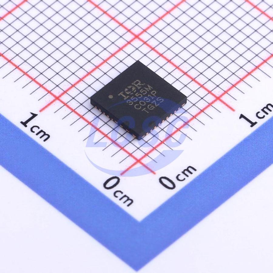 IR3555MTRPBF The Infineon Technologies IR3555MTRPBF is a 60A integrated gate driver IC designed for high-current DC-DC converters. It features a PQFN package and multiple protection mechanisms.