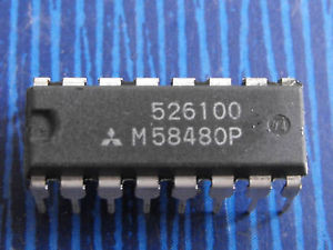 M58480P The Mitsubishi Electronic M58480P is a 30-function remote control. It is RoHS3 Compliant and has an MSL 1 rating.