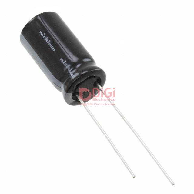 UHE1E471MPD The Nichicon UHE1E471MPD is a 470µF, 25V aluminum electrolytic capacitor. It is designed for general purpose applications and offers a lifetime of 7000 hours at 105°C.