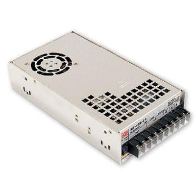 SE-450-3.3 The Mean Well SE-450-3.3 is an enclosed AC/DC converter providing 3.3V at 75A, with a power output of 247.5W. It features chassis mounting and adjustable output voltage.