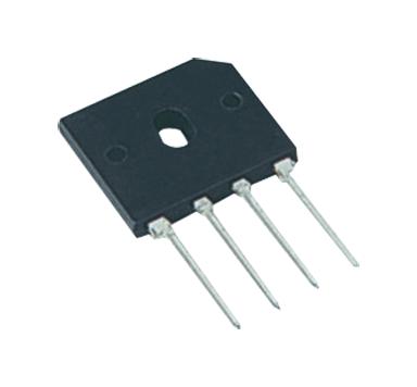 DFB2040 The DFB2040 is a single phase bridge rectifier from ON Semiconductor with a 400V peak reverse voltage and 10A average rectified current. It comes in a TS-6P through-hole package.