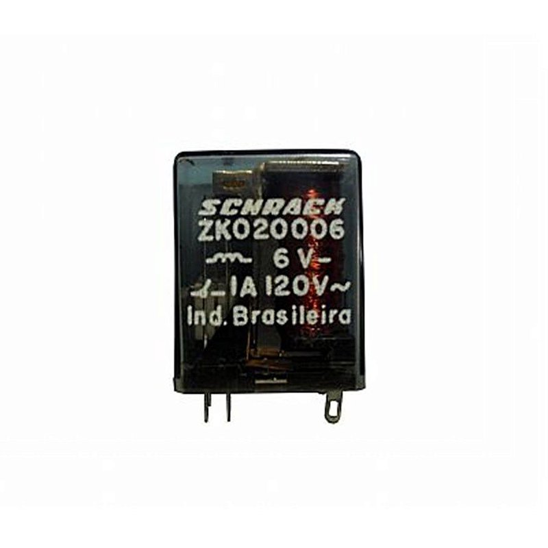 ZK020006 The Schrack ZK020006 is a relay featuring 2 reversible contacts. It is rated for 1A and 120VAC.