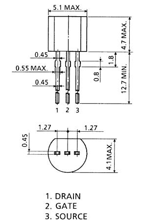 2SK170 The 2SK170 is an N-Channel MOSFET from TOS, suitable for amplifier applications. It offers a high breakdown voltage and low noise characteristics.