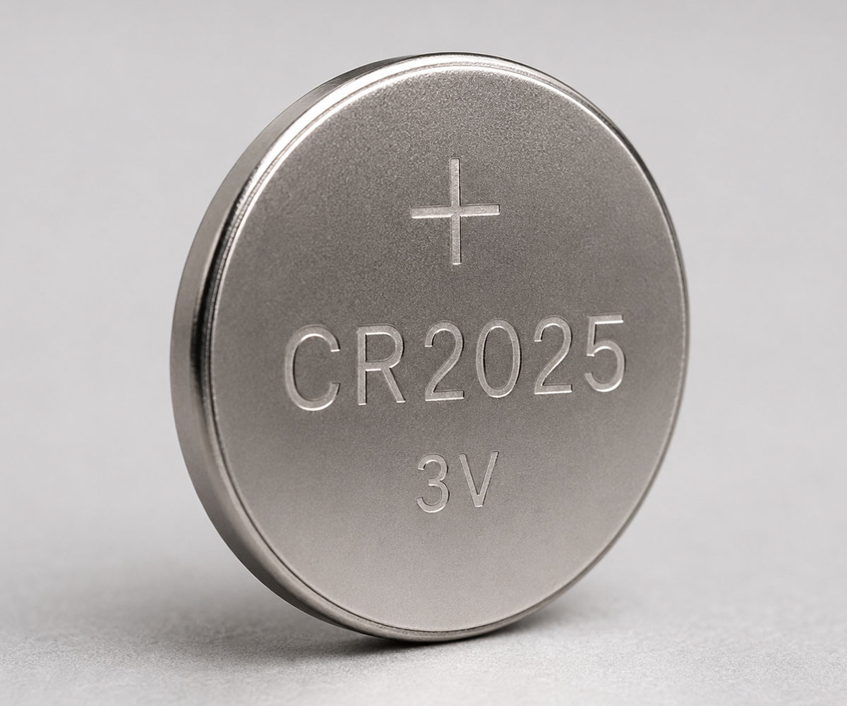 CR2025 The CR2025 is a non-rechargeable 3-volt lithium manganese dioxide coin cell battery. It features a 20mm diameter, 2.5mm thickness, and a capacity of approximately 165mAh.