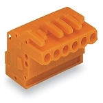 232-324 The Wago 232-324 is a 1-conductor female plug with a 24-pole configuration. It is designed for clamp connections and operates at up to 630V and 14A.
