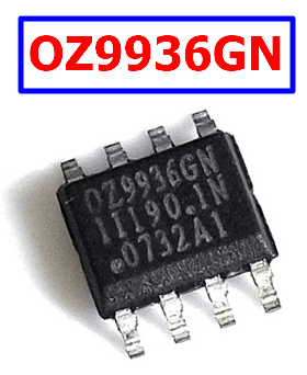 OZ9936GN The O2Micro OZ9936GN is a cost-effective CCFL inverter controller for LCD applications. It is housed in a SOIC 8 package.