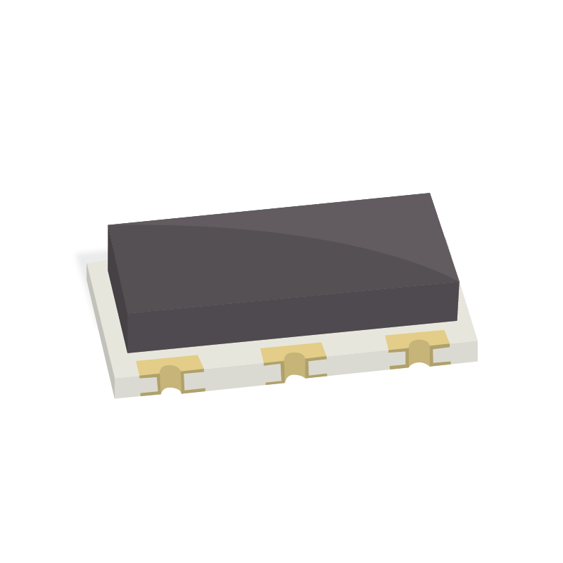 CSTCC4M00G53-R0 Ceramic resonator (CERALOCK) from Murata in a 3-SMD non-standard surface mount package measuring 7.20mm x 3.00mm x 1.55mm.