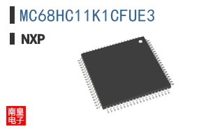 MC68HC11K1CFUE3 The NXP Semiconductors MC68HC11K1CFUE3 is an 8-bit microcontroller featuring an HC11 core and operating at 3MHz. It comes in an 80-QFP package and supports a voltage range of 4.5V to 5.5V.