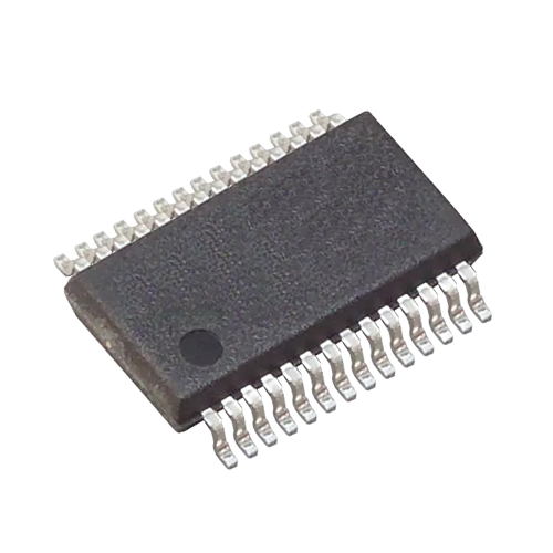 ADS807E The ADS807E is a 12-bit pipelined analog-to-digital converter IC from Texas Instruments. It features a 28-SSOP surface mount package.