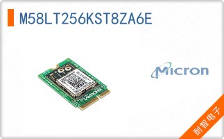 M58LT256KST8ZA6E The Micron Technology M58LT256KST8ZA6E is a 256Mbit NOR Flash memory device. It features a 52MHz synchronous burst read mode and operates with a supply voltage of 1.7V to 2.0V.