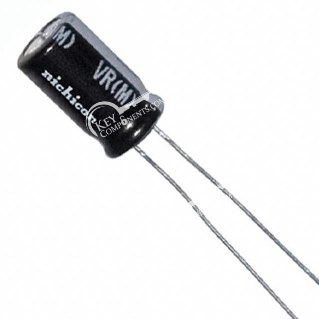 UVR1H220MDA The Nichicon UVR1H220MDA is a 22µF, 50V aluminum electrolytic capacitor designed for general purpose applications. It offers a tolerance of ±20% and a rated lifetime of 2000 hours at 85°C.